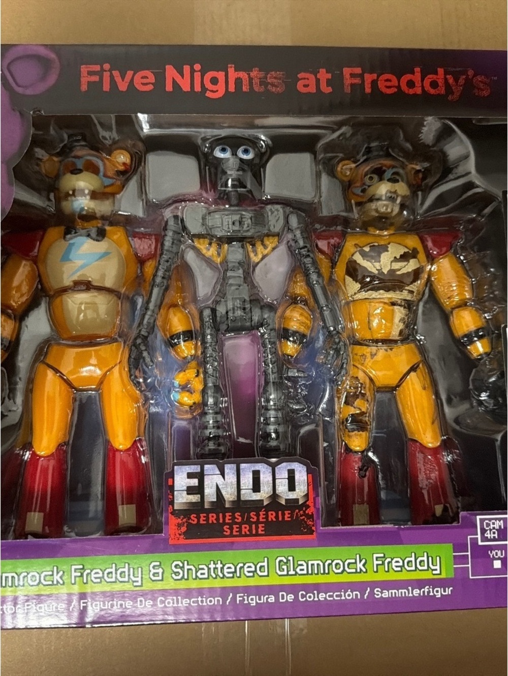 Five Nights at Freddy's Endo Series Glamrock Freddy Action Figures Set